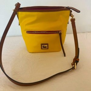 Dooney & Bourke Yellow Leather Crossbody ~ New & Unused